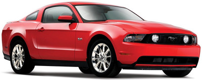 

Tabu 1:24 2011 Scale Ford Mustang GT Diecast Vehicle(Red)