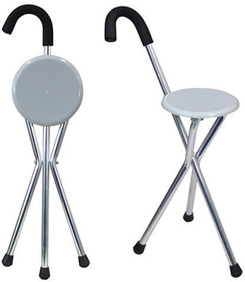 

TRM Walking Stick with Chair Tripod Rest Stool Aluminium Walking Stick