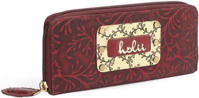 

Holii Women Casual, Evening/Party Red, Black Genuine Leather Wallet(8 Card Slots)