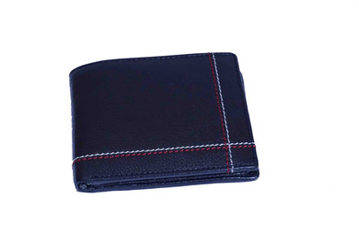 

APF COLLECTION Men Black Genuine Leather Wallet(6 Card Slots)