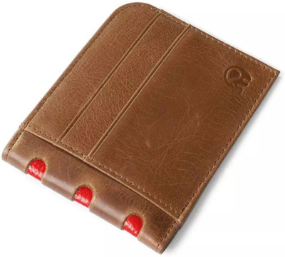 

Tinera Trends Men Brown Genuine Leather Wallet(4 Card Slots)