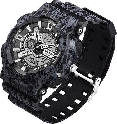 

Sanda SD-799 Grey Wolverine Dual Display Watch - For Men