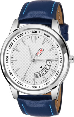

Fogg 1143-BL Blue Day and Date Watch - For Men
