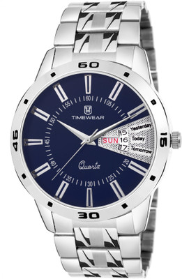 

TIMEWEAR FK-183BDTGCH Timewear Formal Blue Dial Day Date Watch for Men Watch - For Men