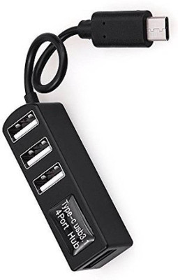 

Freya UNIVERSAL TYPE C 3.1 USB 4 PORT USB Hub(Black)
