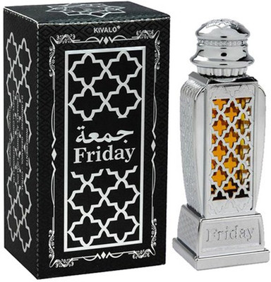 

Kivalo Ⓡ Pure Original Haramain Friday Fragrance Perfume Oil (Attar) with Amber, Musk - 15 ml Floral Attar(Musk)