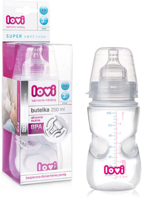 

Lovi BABY Feeding Bottle- - 250 ml(Transparent)