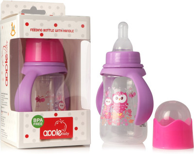 

Apple Baby Feeding Bottle For Babies - Purple - 120 ml(purple)