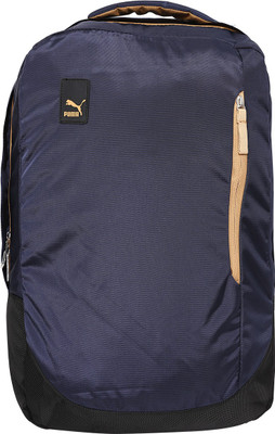 

Puma Back pack 17.61 L Laptop Backpack(Blue, Beige), Peacoat-apple cinnamon