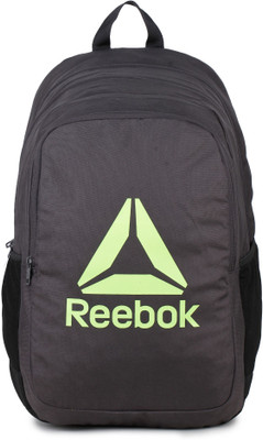 

REEBOK Junior 23 L Laptop Backpack(Grey, Green), Dark grey