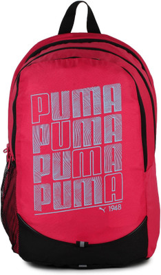 

Puma Pioneer IND 23 L Laptop Backpack(Red, Grey), Pink
