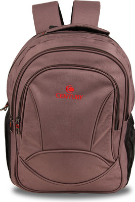 

CENTURY Fashionable Rosy Brwon Large Polyester Laptop Backpack Bag Backpack(Brown, 28 L)