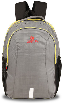 

CENTURY Fashionable Light Grey Large Polyester Backpack Bag Backpack(Grey, 28 L)