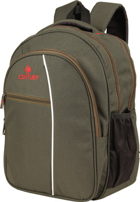 

CENTURY Fashionable Mehandi Color Medium Polyester Laptop Backpack Bag Backpack(Grey, 25 L)
