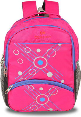 

CENTURY Fashionable Pink Color Large Polyester Backpack Bag Backpack(Pink, 27 L)