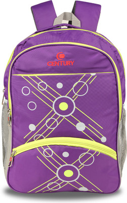 

CENTURY Fashionable Violet Color Large Polyester Backpack Bag Backpack(Purple, 27 L)