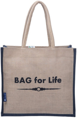 

Promise Bags Multipurpose Reusable Jute Bags((Bag for life)(Grey , Black-Boarder)) (Nursery/Play School) Multipurpose Bag(Multicolor, 5)