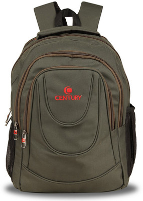 

CENTURY Fashionable Mehandi Color Large Polyester Backpack Bag Backpack(Grey, 26 L)