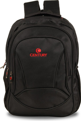 

CENTURY Fashionable Black Color Large Polyester Laptop Backpack Bag Backpack(Black, 28 L)