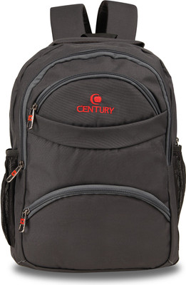 

CENTURY Fashionable Shadow Black Large Polyester Laptop Backpack Bag Backpack(Black, 27 L)