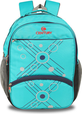 

CENTURY Fashionable Cyan Blue Color Large Polyester Backpack Bag Backpack(Light Blue, 27 L)