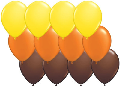 

Theme My Party Solid Birthday Decoration Balloon(Orange, Yellow, Pack of 50)