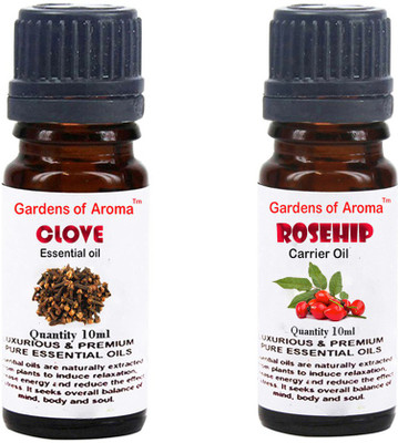 

Gardens Of Aroma Clove Essential Oil And Rosehip Carrier Oil(20 ml)