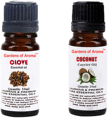 

Gardens Of Aroma Clove Essential Oil And Coconut Carrier Oil(20 ml)