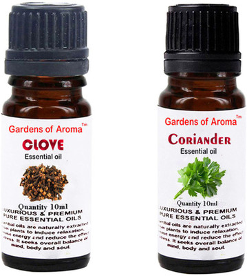 

Gardens Of Aroma Clove Essential Oil And Coriander Essential Oil(20 ml)