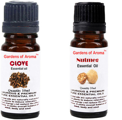 

Gardens Of Aroma Clove Essential Oil And Nutmeg Essential Oil(20 ml)