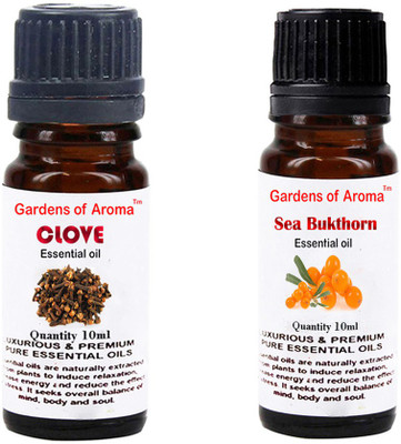 

Gardens Of Aroma Clove Essential Oil And Seabukthorn Essential Oil(20 ml)