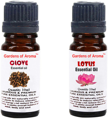 Gardens Of Aroma Clove Essential Oil And Lotus Essential Oil(20 ml)