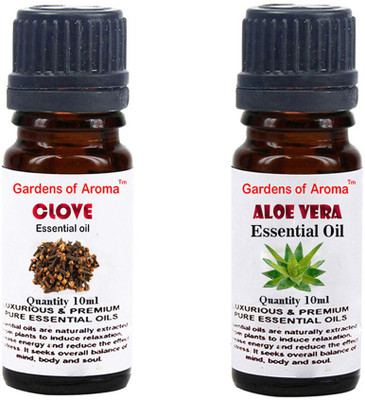

Gardens Of Aroma Clove Essential Oil And Aloe vera Essential Oil(20 ml)
