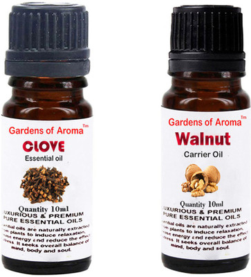 

Gardens Of Aroma Clove Essential Oil And Walnut Carrier Oil(20 ml)