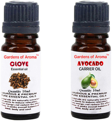 

Gardens Of Aroma Clove Essential Oil And Avocado Carrier Oil(20 ml)