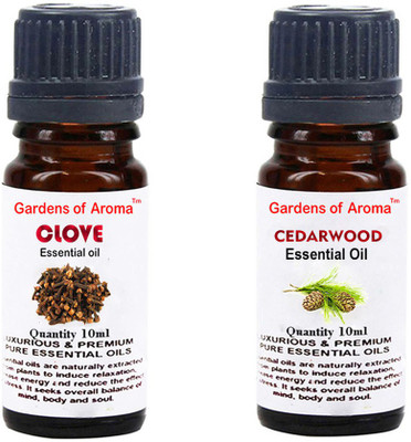 

Gardens Of Aroma Clove Essential Oil And Cedarwood Essential Oil(20 ml)