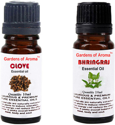 

Gardens Of Aroma Clove Essential Oil And Bhringraj Essential Oil(20 ml)