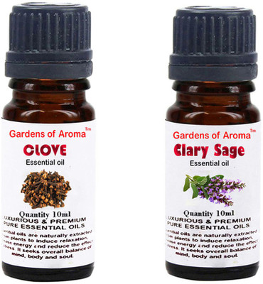 

Gardens Of Aroma Clove Essential Oil And Clary sage Essential Oil(20 ml)