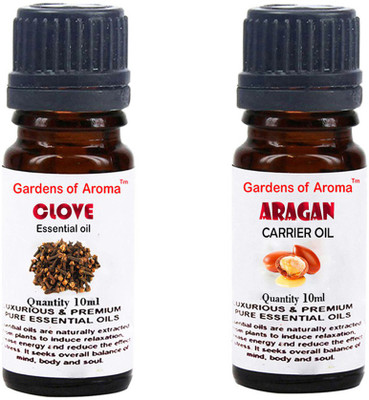

Gardens Of Aroma Clove Essential Oil And Argan Carrier Oil(20 ml)