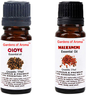 

Gardens Of Aroma Clove Essential Oil And Malkangani Essential Oil(20 ml)