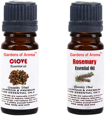 

Gardens Of Aroma Clove Essential Oil And Rosemary Essential Oil(20 ml)