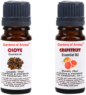 

Gardens Of Aroma Clove Essential Oil And Grapefruit Essential(20 ml)
