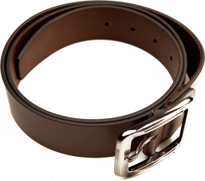 

Zeolix Men Casual Brown Genuine Leather Belt