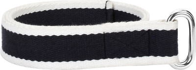 

Onlinemaniya Men & Women Casual Multicolor Canvas Belt, Black & white