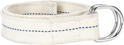 

Onlinemaniya Men Casual White Canvas Belt