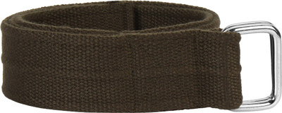 

Onlinemaniya Men Casual Green Canvas Belt, Dark green