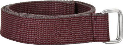 

Onlinemaniya Men Casual Grey Canvas Belt, Grey;maroon