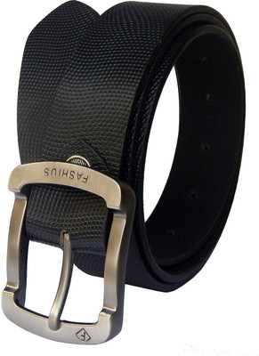 

Fashius Men Black Genuine Leather Belt, Balck