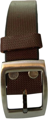 

Revo Men & Women Formal Brown Genuine Leather Belt