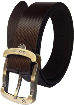 

Fashius Men Brown Genuine Leather Belt